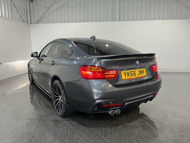 BMW 4 Series Gran Coupe 2.0 420D M Sport Hatchback Xdriv YK66JWM Grey #4