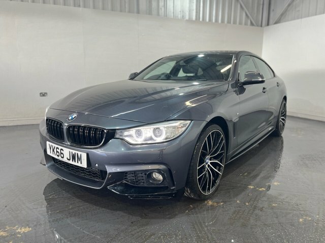 BMW 4 Series Gran Coupe 2.0 420D M Sport Hatchback Xdriv YK66JWM Grey #3