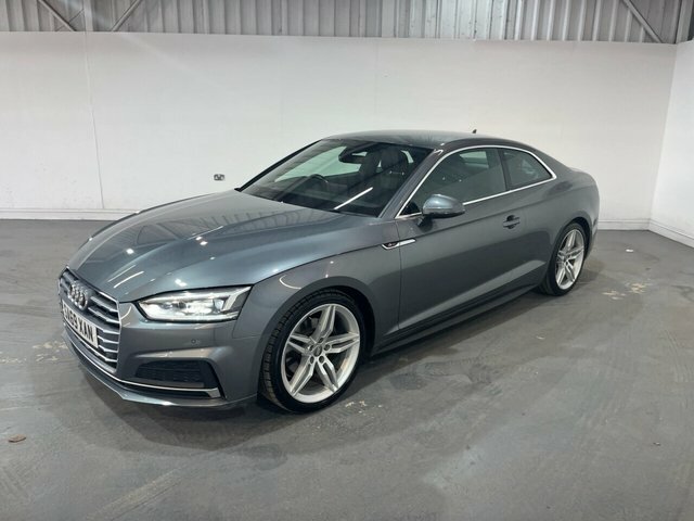 Audi A5 2.0 Tfsi 35 S Line Coupe S Tronic Euro SA69XAN Grey #3