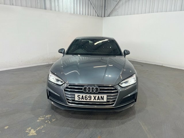 Audi A5 2.0 Tfsi 35 S Line Coupe S Tronic Euro SA69XAN Grey #2
