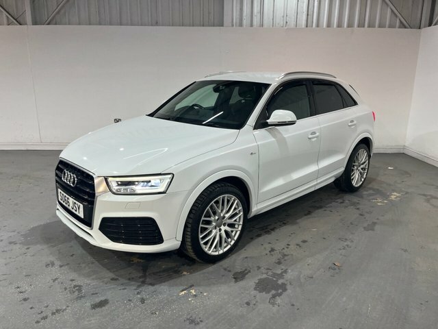 Audi Q3 2.0 Tdi S Line Plus Suv S Tronic Quattr SO66JSY White #3
