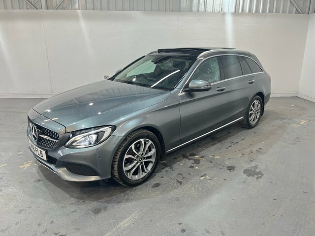 Mercedes-Benz C Class 2.1 C220d Sport Premium Estate G-tron LM18FLB Grey #3