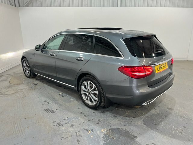 Mercedes-Benz C Class 2.1 C220d Sport Premium Estate G-tron LM18FLB Grey #4