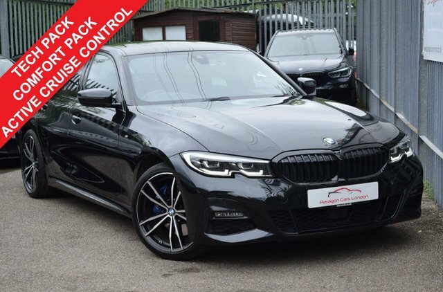 BMW 3 Series 2019 2.0 320D M Sport Saloon Euro YB19GNV Black