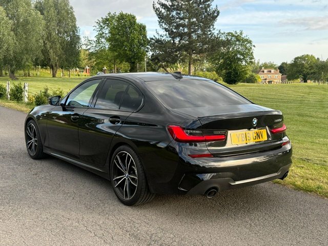 BMW 3 Series 2019 2.0 320D M Sport Saloon Euro Black #3