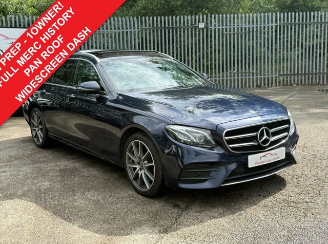 Mercedes-Benz E Class 2019 2.9 E400d Amg Line Edition Premium Plus Est Blue