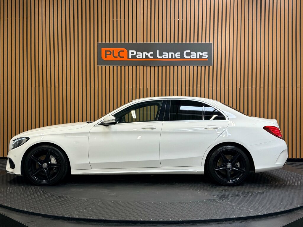 Mercedes-Benz C Class 2.1 C220 Bluetec Amg Line Saloon White #4