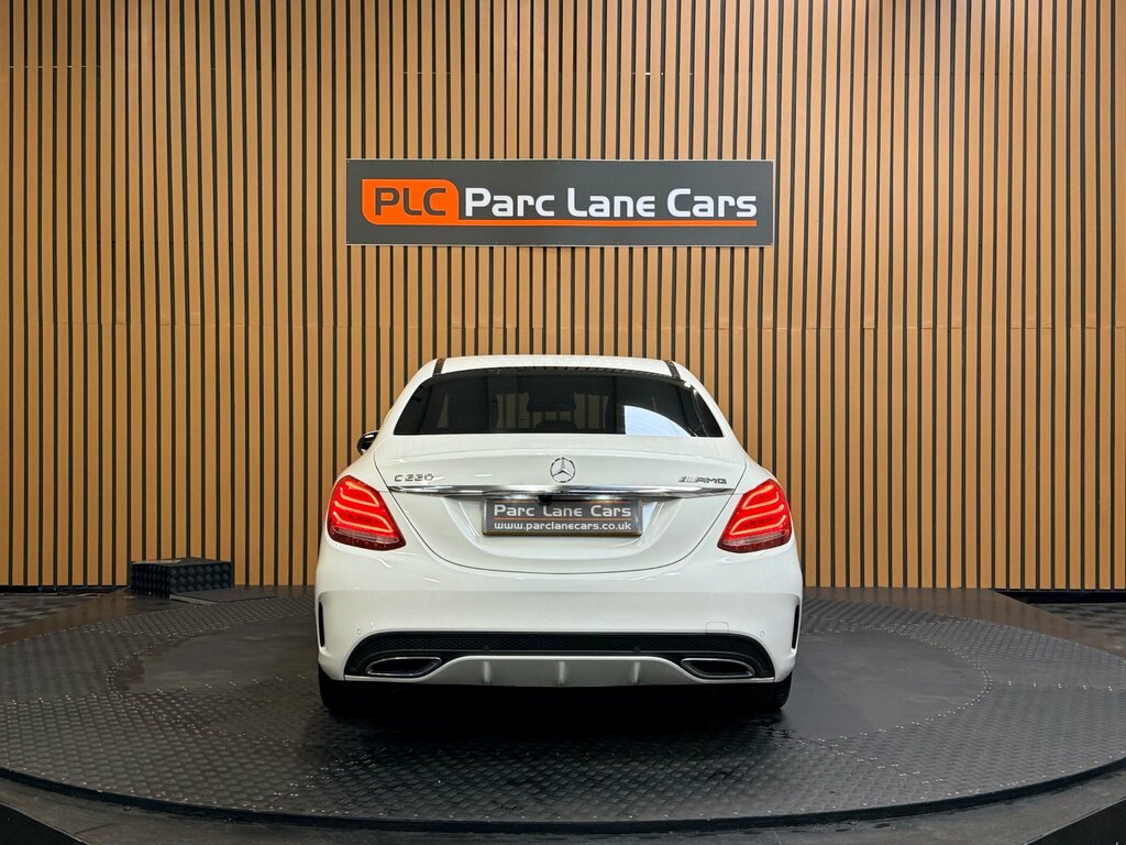 Mercedes-Benz C Class 2.1 C220 Bluetec Amg Line Saloon White #6