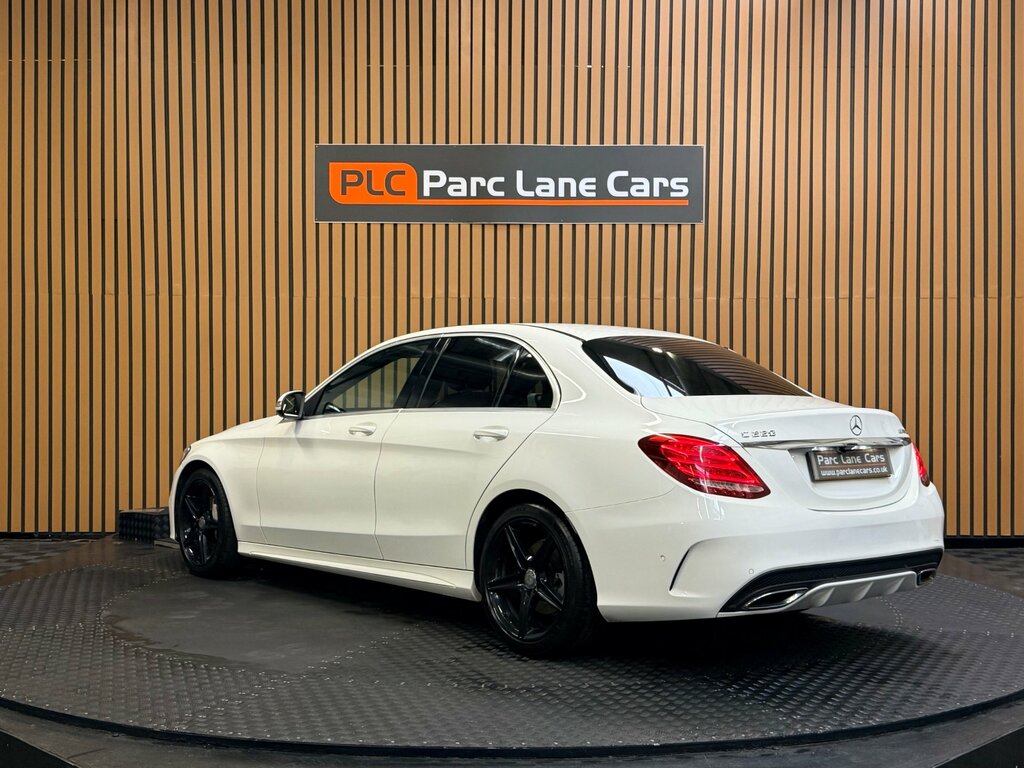 Mercedes-Benz C Class 2.1 C220 Bluetec Amg Line Saloon White #5