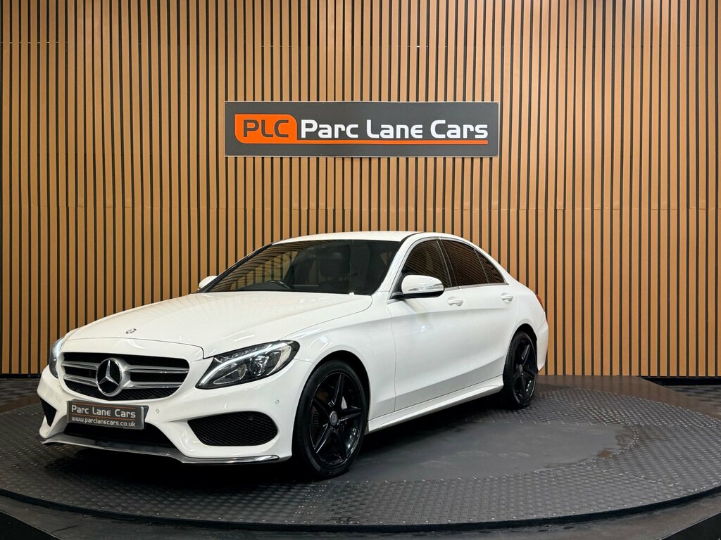 Mercedes-Benz C Class 2.1 C220 Bluetec Amg Line Saloon White #3