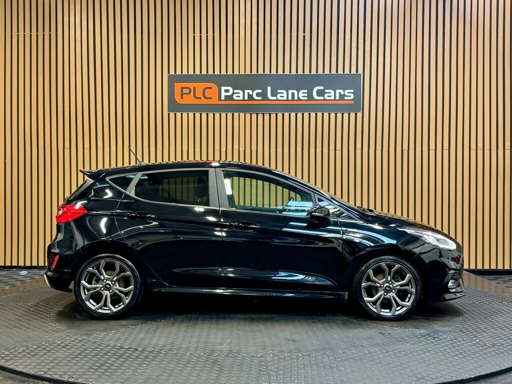 Ford Fiesta 1.0T Ecoboost Gpf St-line Hatchback - 6 Servic Black #2