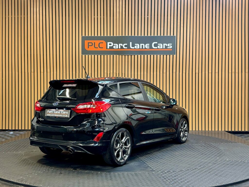 Ford Fiesta 1.0T Ecoboost Gpf St-line Hatchback - 6 Servic Black #3