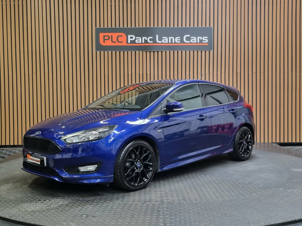 Ford Focus 1.0T Ecoboost St-line Hatchback - Only 26000 M MJ18HGA Blue #3