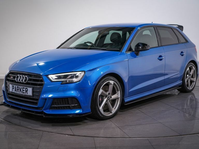 Audi A3 S3 Tfsi Quattro Black Edition S Tronic PY18HLE Blue #3