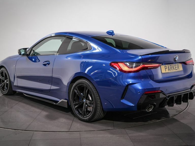 BMW 4 Series 430D Xdrive Mht M Sport Step YH22FSP Blue #4