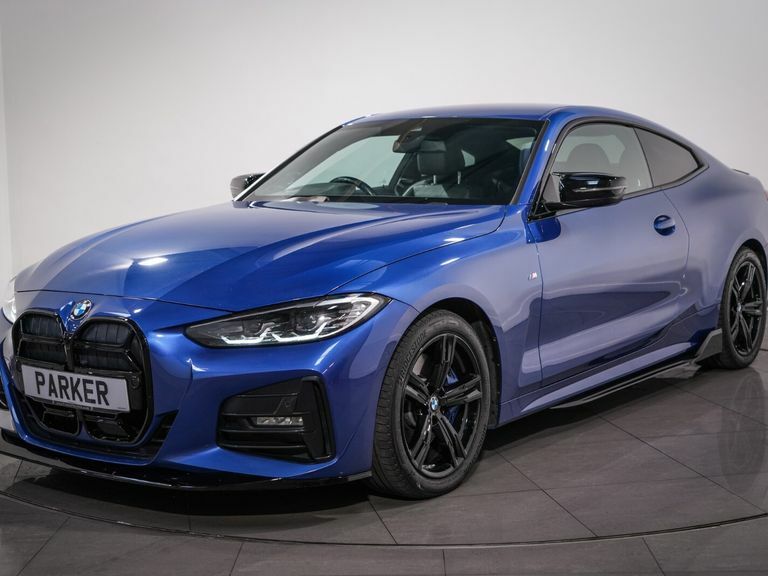 BMW 4 Series 430D Xdrive Mht M Sport Step YH22FSP Blue #3