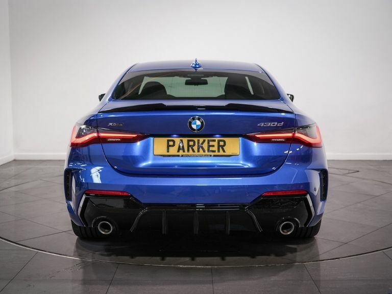 BMW 4 Series 430D Xdrive Mht M Sport Step YH22FSP Blue #5