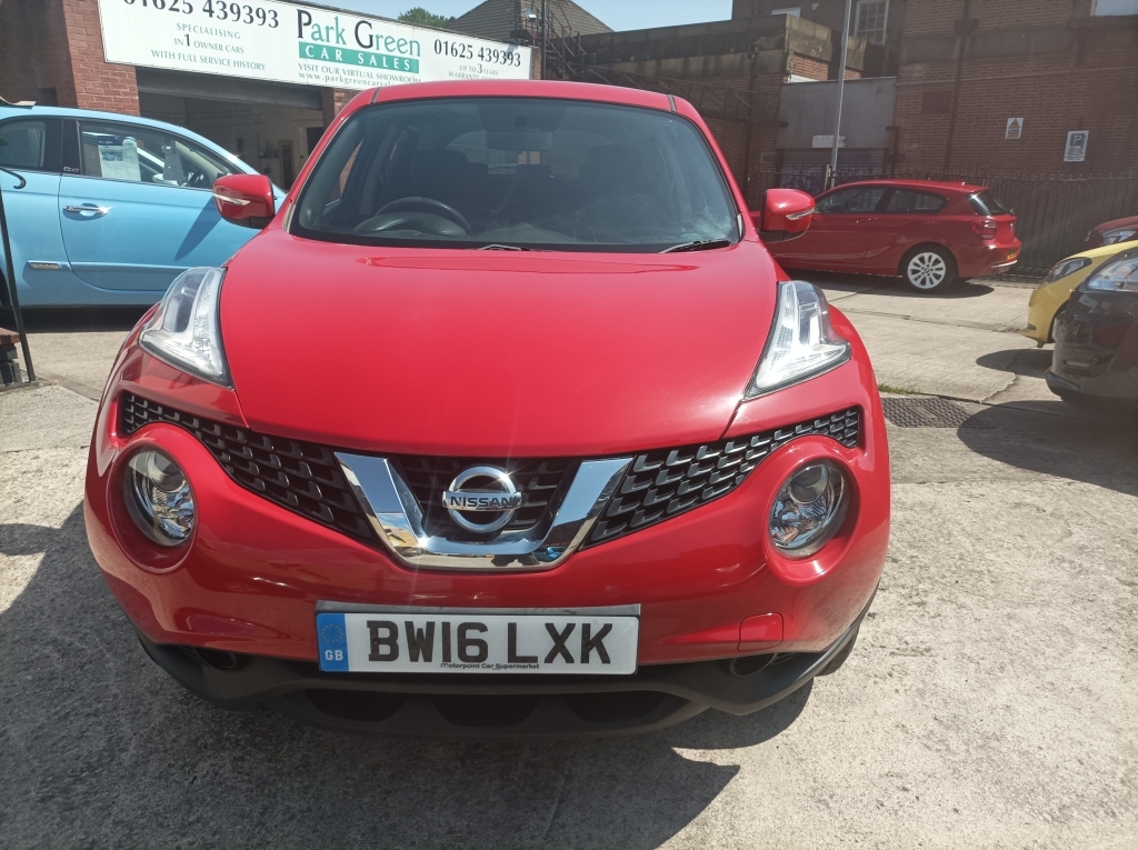 Nissan Juke 1.6 Visia Red #5