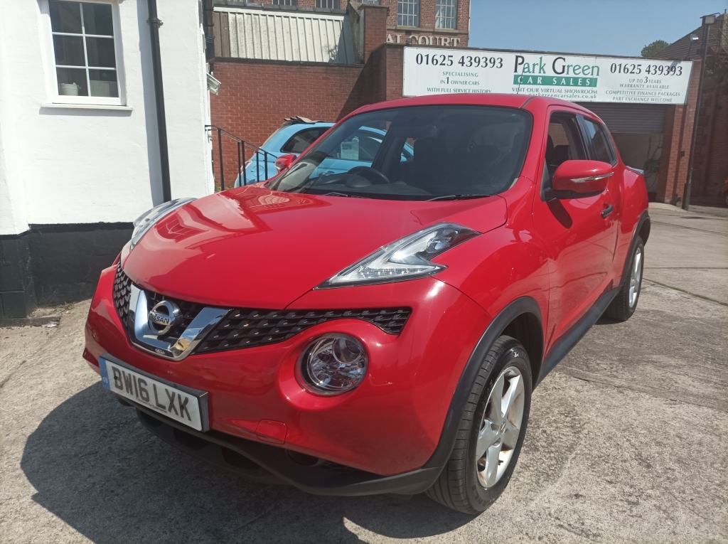 Nissan Juke 1.6 Visia Red #4
