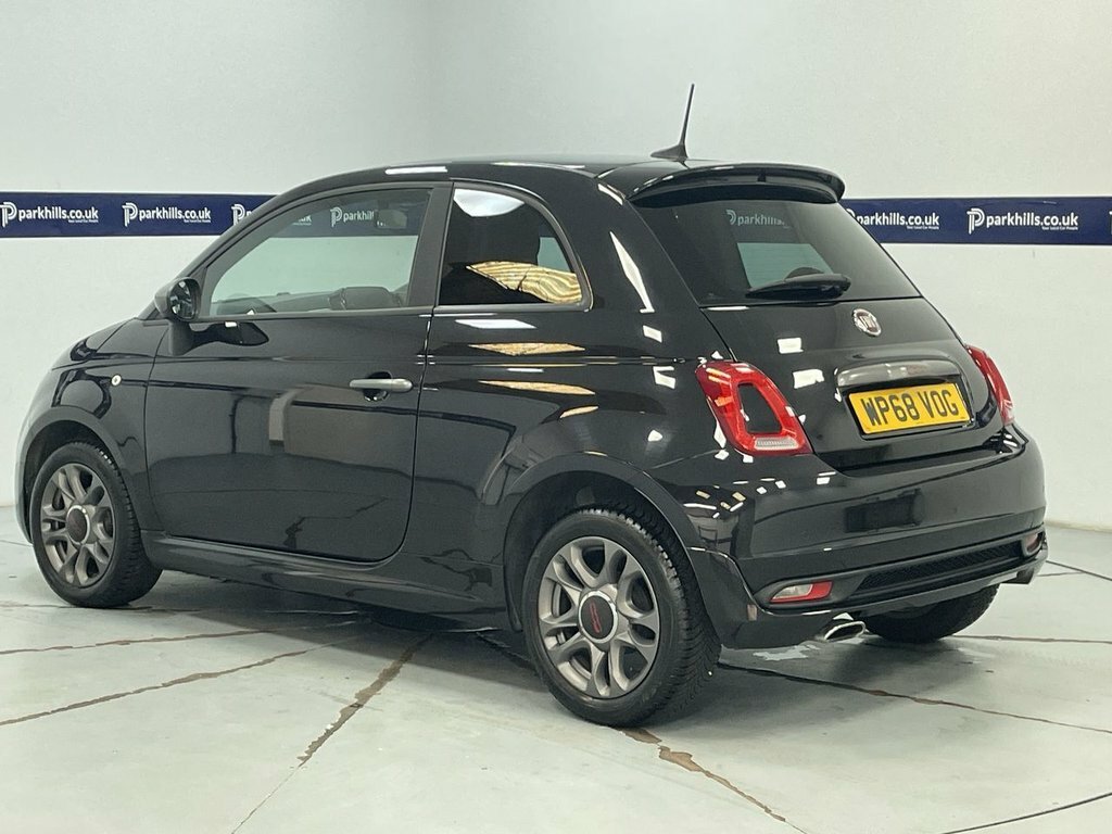 Fiat 500 1.2L S WP68VOG Black #3