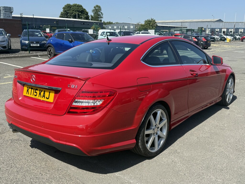 Mercedes-Benz C Class 2.1 C220 Cdi Amg Sport Edition Red #3
