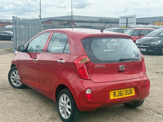 Kia Picanto Hatchback RJ61OUB Red #4
