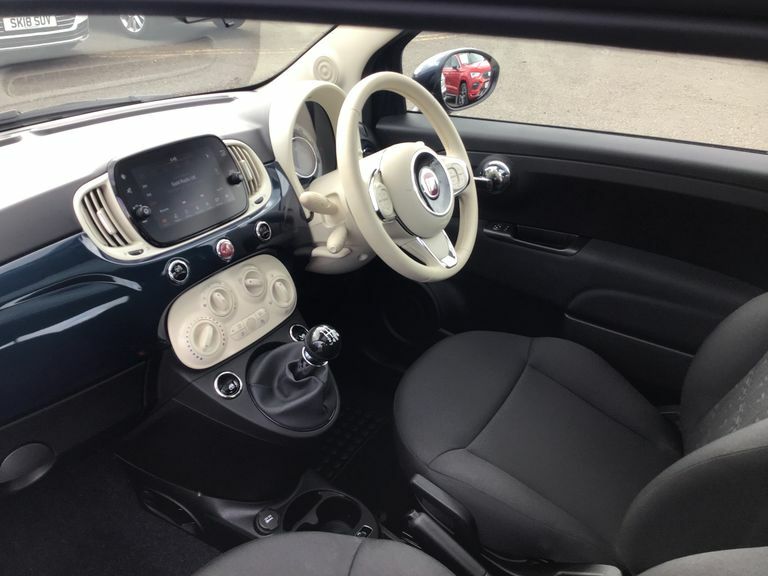 Fiat 500 Hatchback Red #3