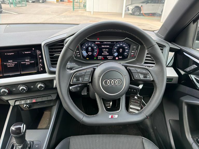 Audi A1 1.0 Tfsi 30 S Line Sportback S Tronic E YX75KEJ Blue #9