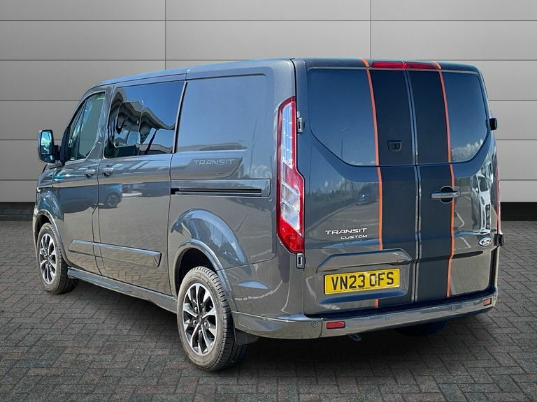 Ford Transit Custom 2.0 Ecoblue 170Ps Low Roof Dcab Sport Van VN23OFS Grey #2