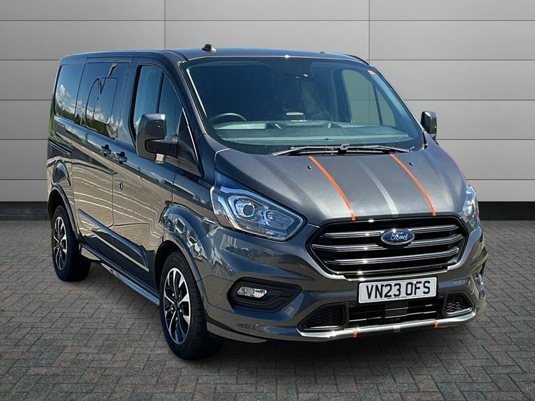 Ford Transit Custom 2.0 Ecoblue 170Ps Low Roof Dcab Sport Van VN23OFS Grey