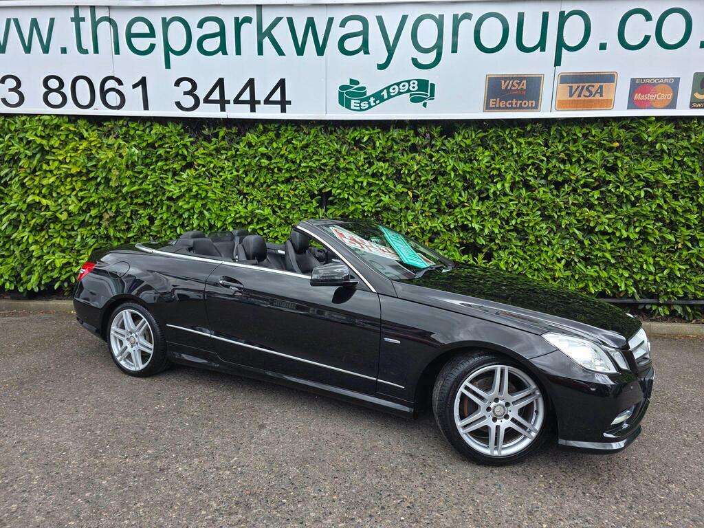 Mercedes-Benz E Class 3.0 E350 Cdi V6 Blueefficiency Sport Cabriolet G-t Black