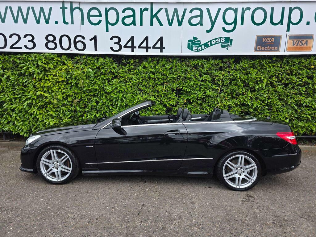 Mercedes-Benz E Class 3.0 E350 Cdi V6 Blueefficiency Sport Cabriolet G-t FP61XPD Black #3