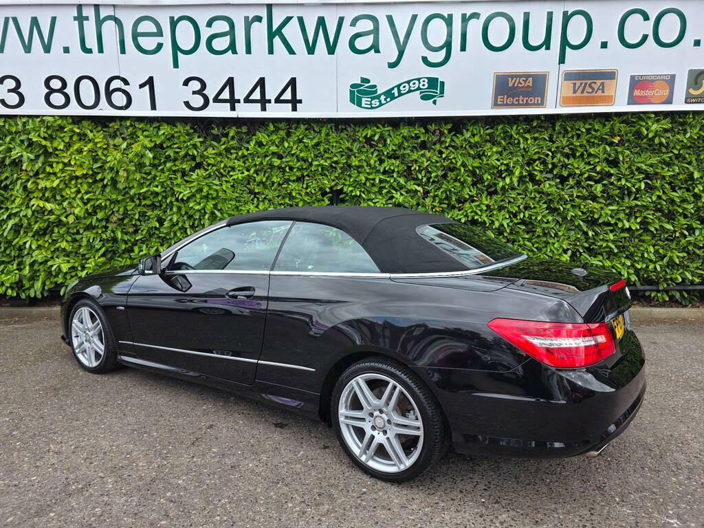 Mercedes-Benz E Class 3.0 E350 Cdi V6 Blueefficiency Sport Cabriolet G-t FP61XPD Black #5