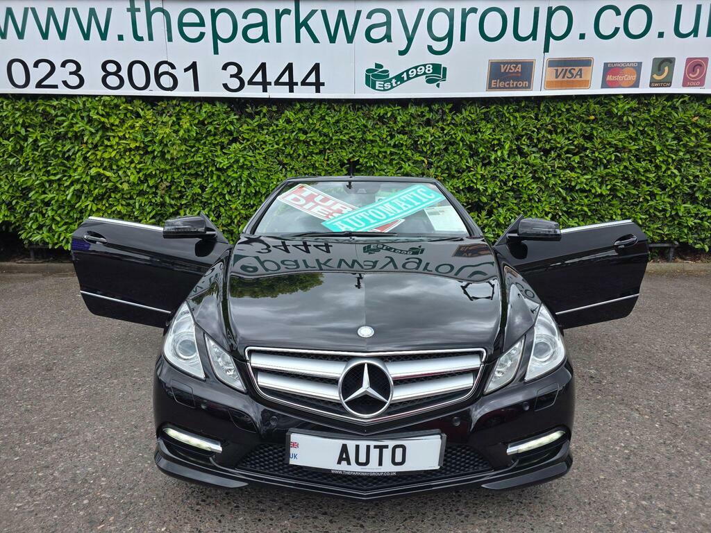 Mercedes-Benz E Class 3.0 E350 Cdi V6 Blueefficiency Sport Cabriolet G-t FP61XPD Black #2