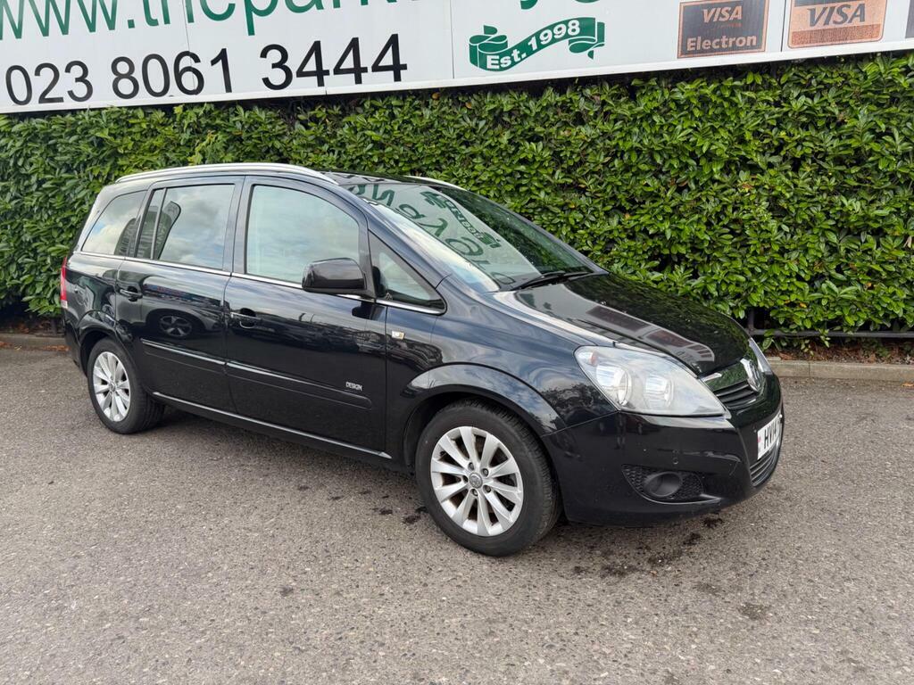 Vauxhall Zafira 1.7 Cdti Ecoflex Design Euro 5 Black