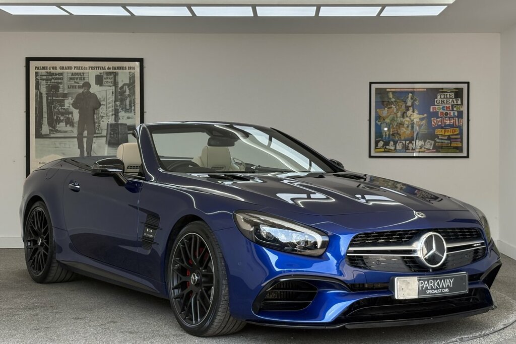 Mercedes-Benz SL Class 5.5 V8 Convertible Blue #2