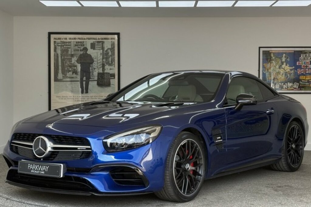 Mercedes-Benz SL Class 5.5 V8 Convertible Blue #3