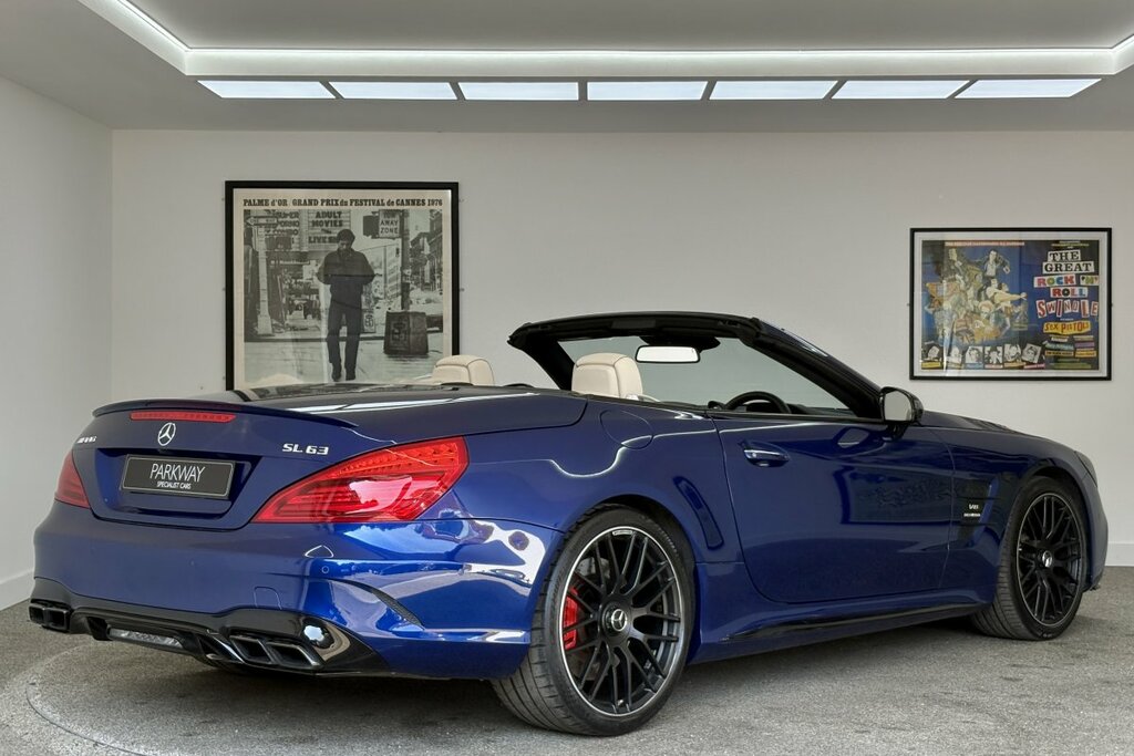 Mercedes-Benz SL Class 5.5 V8 Convertible Blue #4