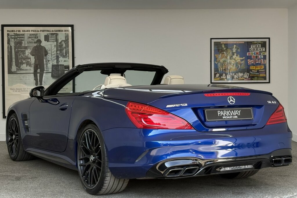 Mercedes-Benz SL Class 5.5 V8 Convertible Blue #5