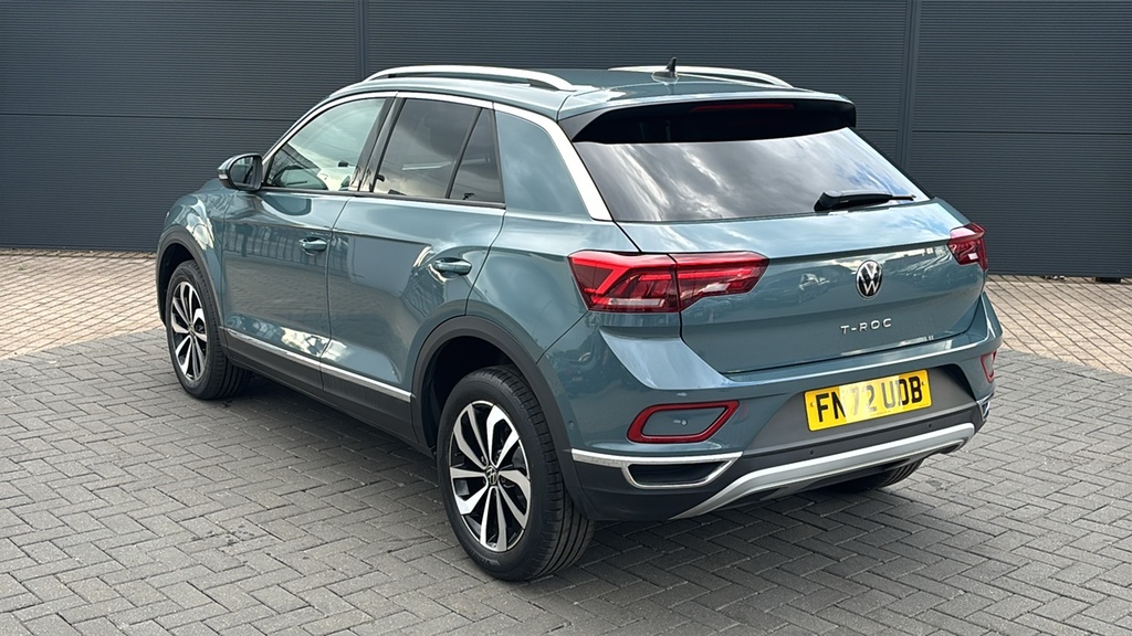 Volkswagen T-Roc 1.5 Tsi Style Dsg 150 Ps FN72UDB Blue #3