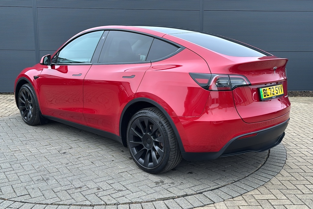 Tesla Model Y Long Range Awd 384 Ps Red #3