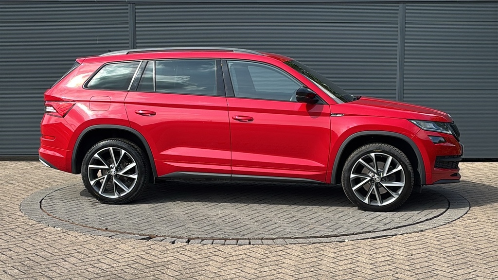 Skoda Kodiaq 2.0 Tdi 190 Sport Line 4X4 Dsg 7 Seat 190 P Red #4