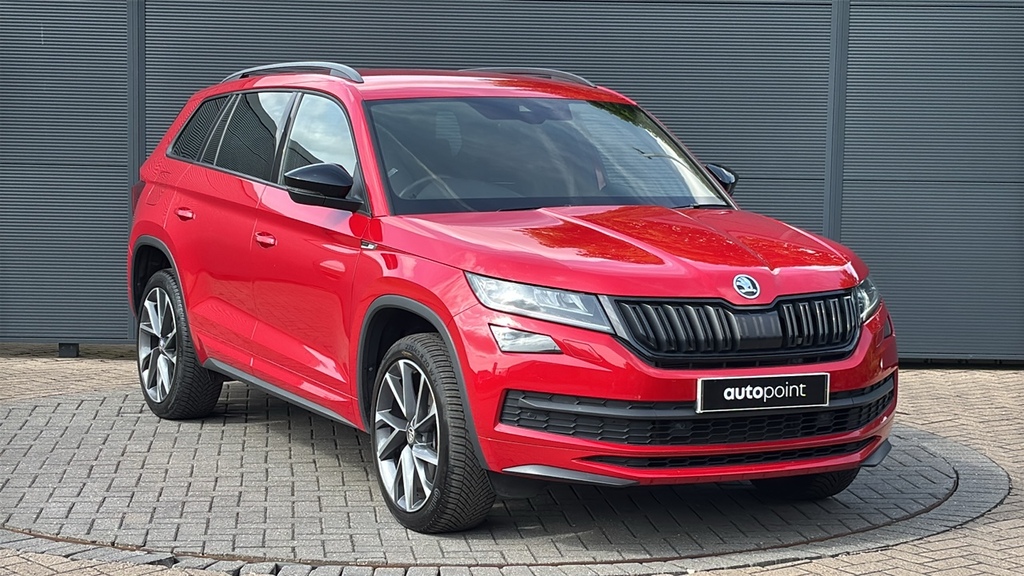 Skoda Kodiaq 2.0 Tdi 190 Sport Line 4X4 Dsg 7 Seat 190 P Red