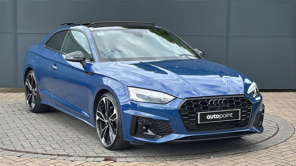 Audi A5 40 Tfsi 204 Black Ed S Tronic Tech Pack Pro Blue