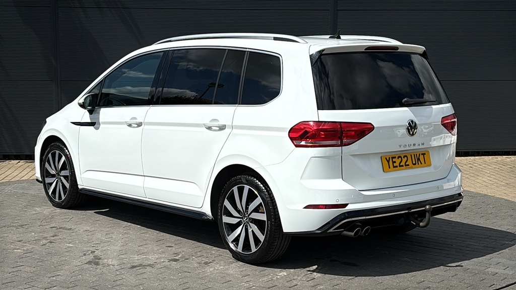 Volkswagen Touran 2.0 Tdi R-line Dsg 7 Speed 150 Ps White #3