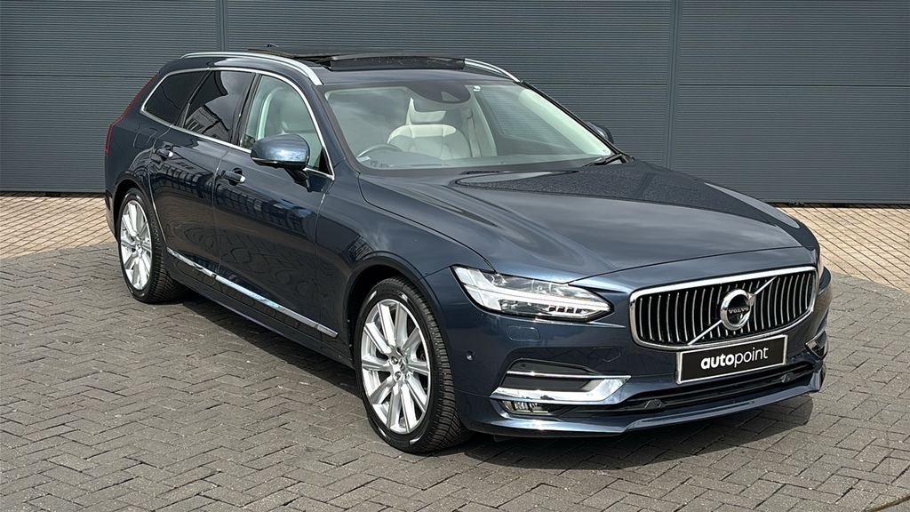 Volvo V90 2.0 D5 Inscription Plus Awd Geartronic 235 Ps Blue