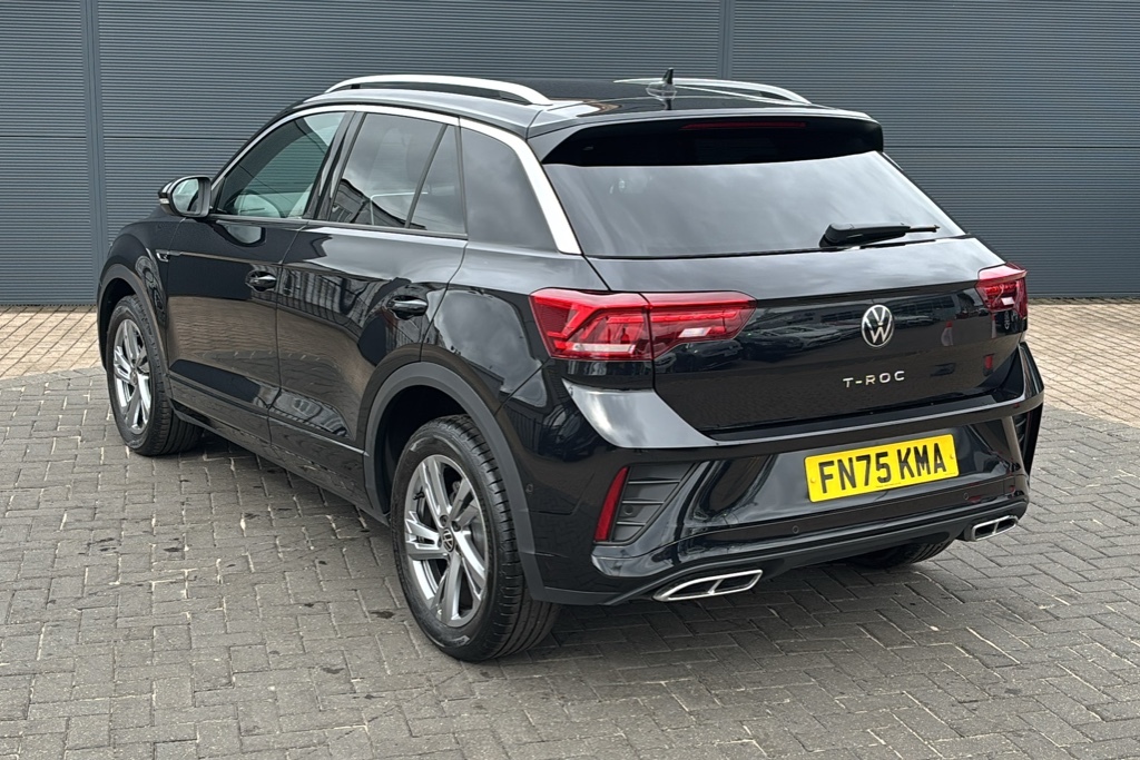 Volkswagen T-Roc 1.5 Tsi R-line Dsg 150 Ps Black #3