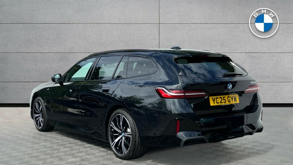 BMW 5 Series 530E M Sport Touring YC25GYW Black #4