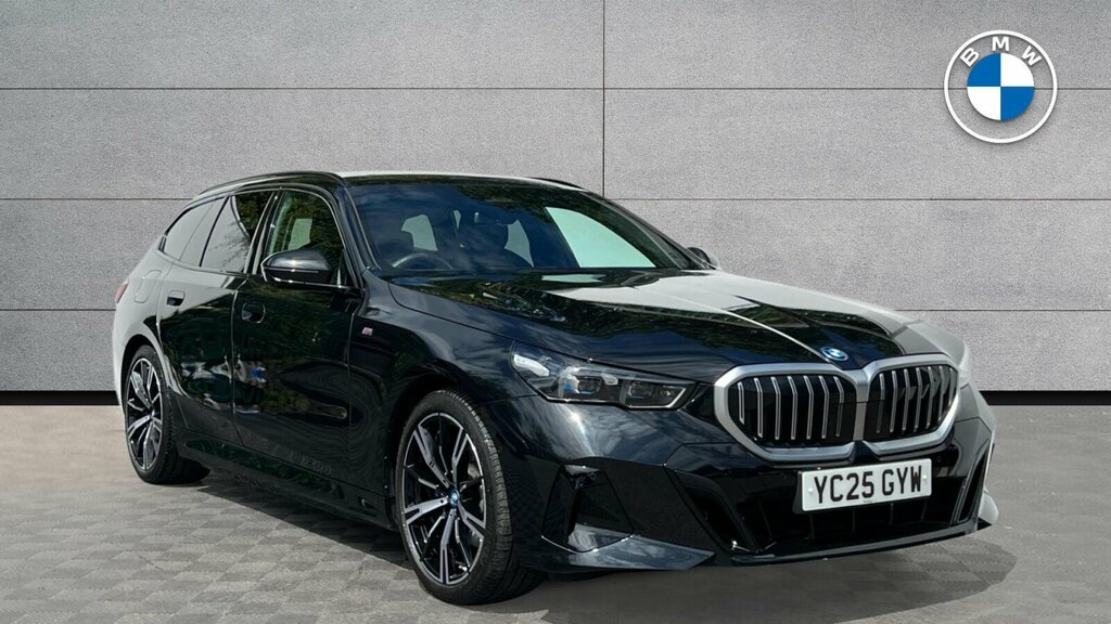 BMW 5 Series 530E M Sport Touring YC25GYW Black #2