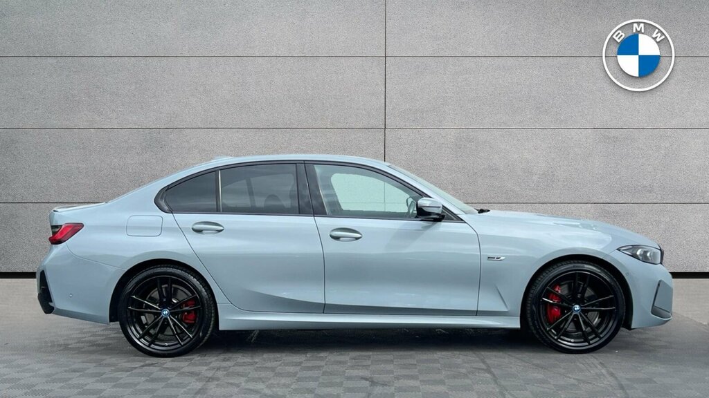BMW 3 Series 330E M Sport Saloon FL23XLM Grey #5
